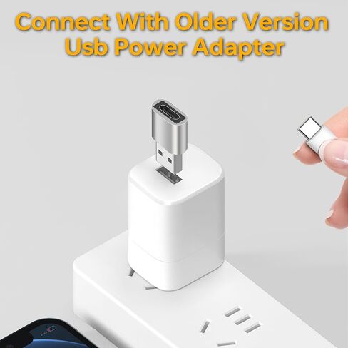 4 Pack-USB to USB C Adapter-3.0 OTG Converter,[2*USB-A to USB-C]&[2*USB-C to USB-A OTG Adapter] Thunderbolt 5.0 Gbps SuperSpeed Data Transfer & Fast Charging Compatible with iPhone 15 14 13 Pro in Saudi Arabia