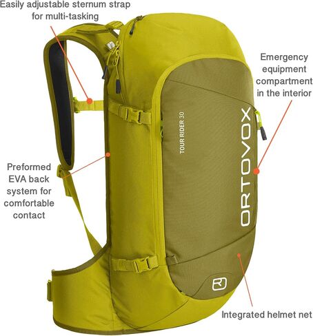Ortovox Tour Rider 30L Ski Touring Backpack, Petrol Blue in Saudi Arabia
