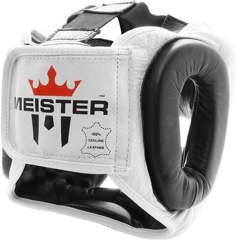 Meister Gel Full-Face Training Head Guard for MMA, Boxing & Muay Thai - White/Black - XX-Large in Saudi Arabia