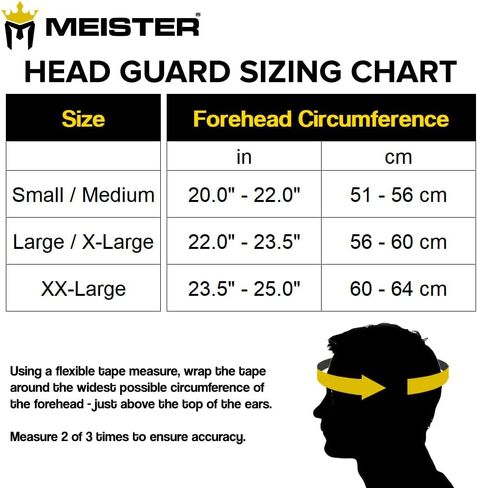 Meister Gel Full-Face Training Head Guard for MMA, Boxing & Muay Thai - White/Black - XX-Large in Saudi Arabia