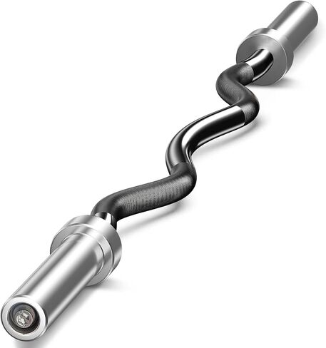 Elevens Olympic Barbell Training Curl Weight Bar 300LBS/330LBS/700LBS /1000LBS/1500LBS سعة، أثقال تمرين من الكروم مناسبة لصالة الألعاب الرياضية المنزلية ورفع الأثقال ودفعات الورك والقرفصاء والطعنات in Kuwait