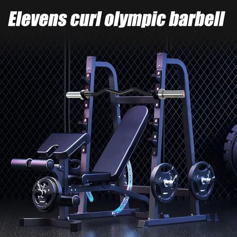 Elevens Olympic Barbell Training Curl Weight Bar 300LBS/330LBS/700LBS /1000LBS/1500LBS سعة، أثقال تمرين من الكروم مناسبة لصالة الألعاب الرياضية المنزلية ورفع الأثقال ودفعات الورك والقرفصاء والطعنات in Kuwait