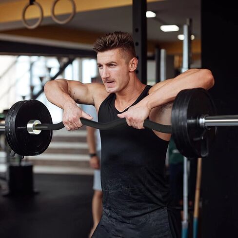 Elevens Olympic Barbell Training Curl Weight Bar 300LBS/330LBS/700LBS /1000LBS/1500LBS سعة، أثقال تمرين من الكروم مناسبة لصالة الألعاب الرياضية المنزلية ورفع الأثقال ودفعات الورك والقرفصاء والطعنات in Kuwait
