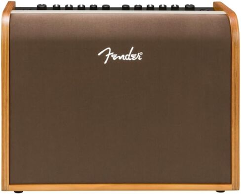 Fender Acoustic Guitar Amplifier 100-watt, Natural Blonde Bundle w/Pig Hog PCH10BK Black Woven Instrument Cable, Power Cable and Liquid Audio Polishing Cloth in Saudi Arabia