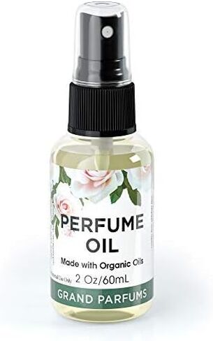 عطر Grand Parfums JASMINE وBulgarian ROSE رذاذ على زيت العطر 2 أونصة| ممزوج يدويًا بالزيوت العضوية والعطرية | خالي من الكحول والمواد الحافظة | صنع حسب الطلب in Saudi Arabia