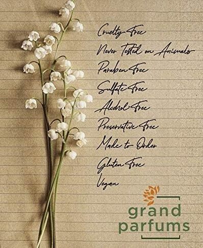 عطر Grand Parfums JASMINE وBulgarian ROSE رذاذ على زيت العطر 2 أونصة| ممزوج يدويًا بالزيوت العضوية والعطرية | خالي من الكحول والمواد الحافظة | صنع حسب الطلب in Saudi Arabia