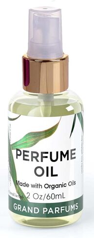 عطر Grand Parfums JASMINE وBulgarian ROSE رذاذ على زيت العطر 2 أونصة| ممزوج يدويًا بالزيوت العضوية والعطرية | خالي من الكحول والمواد الحافظة | صنع حسب الطلب in Saudi Arabia