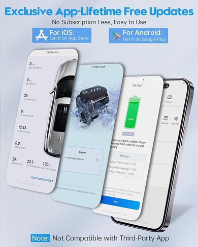 XTOOL AD20 Pro OBD2 Scanner for iPhone & Android: 2024 Newest Wireless OBD2 Diagnostic Scan Tool for All Cars with Full System Diagnostics, Oil Reset, Check Engine Car Code Reader, Performance Test in Saudi Arabia