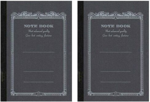 Apica Notebook CD15 Steel Grey- 7"x10" (Pack of 2) in Saudi Arabia