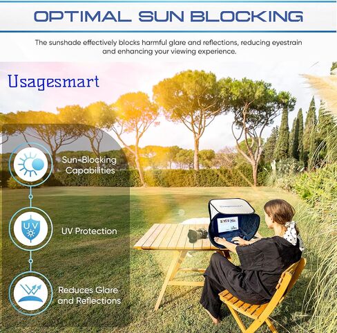 خيمة لاب توب | كمبيوتر محمول الشمس الظل | مظلة شمسية للكمبيوتر المحمول للعمل بالخارج | كمبيوتر محمول يحجب الشمس | مظلة الكمبيوتر المحمول | ظل الشمس للكمبيوتر المحمول | خيمة الكمبيوتر المحمول الشمس الظل in Kuwait