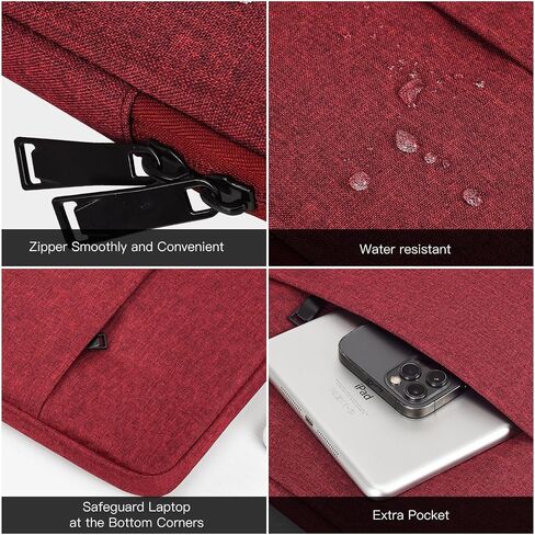Portable Monitor Case Sleeve for Most 15.6/16.1 in Monitors, Compatible with KYY MNN Innoview Forhelp ASUS Zenscreen 15.6" 16" 16.1" Portable Display Monitors, Space Grey in Kuwait