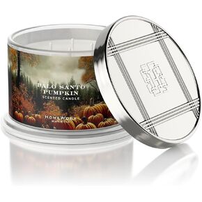 Homeworx Palo Santo Pumpkin 4-wick traditional wrap