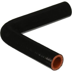 HPS HTSER90-075-087-BLUE Silicone High Temperature 4-ply Reinforced 90 degree Elbow Reducer Coupler Hose, 100 PSI Maximum Pressure, 4" Leg Length on each side, 3/4" > 7/8" ID, Blue