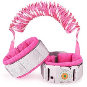 Accmor Anti Lost Wrist Link with Induction Lock, 2 Packs Upgraded Toddler Leash, Reflective Kids Wrist Leash for Baby Boys Girls, Child Walking Wristband Leash with Magnetic Unlock Design for Outdoor