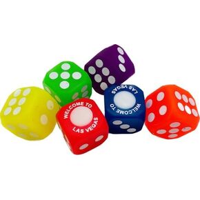 40mm مرحبًا بك في Las Vegas Roll & Light Up Rubber Dice