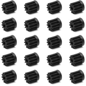 RC Motor Plastic Gear ، 20pcs11-Tooth Motor Gear for H12C F181 U818A H502E H502S RC Quadcopter Drone