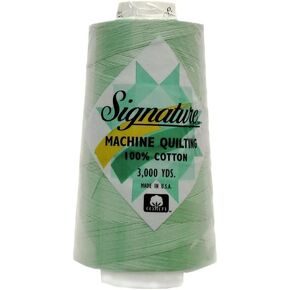Signature Thread Cotton Qlt 40wt 3000yd Mint Notion, Green