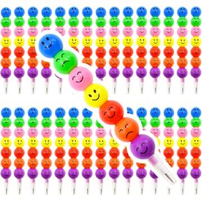 30 PCS قلم رصاص قابل للتكديس ، قلم رصاص بلاستيكي للأطفال ، أقلام التراص المرح ، كاريكاتير 7-في 1 أقلام الرصاص للكتابة ، الرسم ، هدايا أعياد الميلاد ، مكافآت الفصول الدراسية ، معدات المرح المدرسية