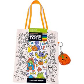 Crocodile Creek Color Bag-tote or Trick-OR Trate-فنون الهالوين والحرف اليدوية للأولاد والبنات الذين تتراوح أعمارهم بين 6-8 وما فوق