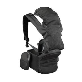 Baby Carrier with Hip Seat - Ergonomic, Cozy and Lightweight Infant Carrier for 7-44lbs, Effortless to Put On, Ideal for Hands-Free Parenting, Enhanced Lumbar Support (Pink)