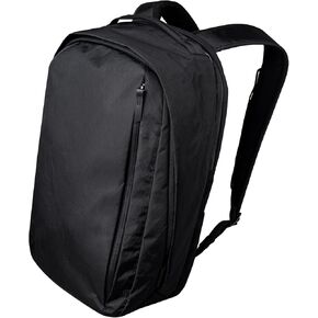 حقيبة ظهر ALPAKA مترو Propack Pro for Men - تناسب 15.6 "حقيبة سفر تجارية محمول مع سحابات YKK ، Mod Key Leash & Luggage Pass -syrough ، حقيبة عمل متينة ومضادة للعوامل الجوية ، VX42 (أسود)