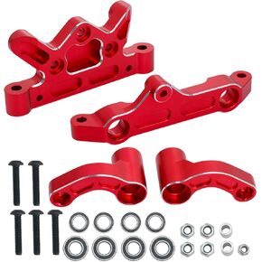 تجميع التوجيه الألومنيوم سبيكة التوجيه العلوية وتجهيزات التوجيه أجزاء من 1/5 ARRMA KRATON 8S Outcast 8S BLX ， استبدال ARA320474 ARA340153
