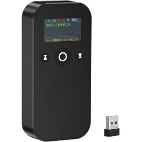 ماسحة الباركود بلوتوث الماسح الضوئي المحمول 1D USB Laser Mini Bar Code Reader 3-in-1 Bluetooth & USB Wired & 2.4g اللاسلكي اللاسلكي الماسح الضوئي الماسح الضوئي المتكافئ أو MAC أو Android أو iOS أو الهواتف
