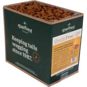 Grain Free Cheddar Cheese Minis Heart Recipe Dog Treats, 15 lb