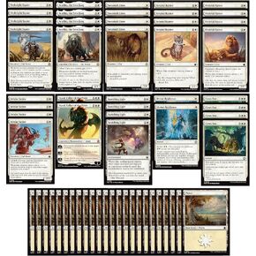 Elite Cat Deck - Mono White - Modern & Pioneer Legal - Built Custom - Magic the Gathering - MTG - 60 Card!