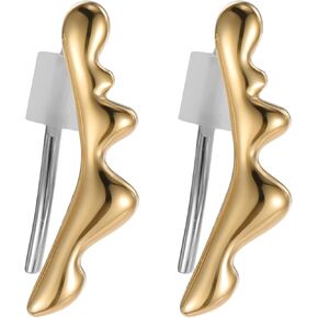 Skagen Women's Sea Glass Silver, Rose Gold or Gold Tone Stainless Steel Stud Earrings
