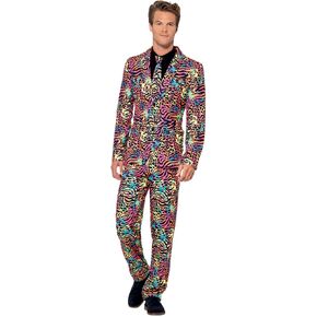 Smiffy's Men's Neon Stand Out Suit