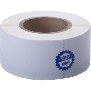 Kenco Premium inkjet 2.5 "× 2.5" مستطيل عالي اللمعان اللف من الورق. متوافق مع طابعات ملصقات ملونة Primera والعديد من العلامات التجارية الطابعة الأخرى. توفير 1000 علامة على 3 جوهر.