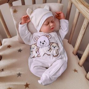 Babeside LifeLike Reborn Baby Baby Dolls Lucy - 20 بوصة واقعية دمية طفل حلوة نوم حقيقي للحياة طفل دمى لطيف مع إكسسوارات هدية مجموعة للأطفال 3+