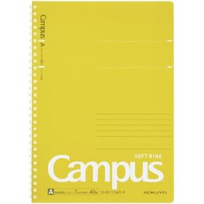 KOKUYO Campus Soft Ring Notebook, Semi-B5, A 7mm Dot Ruled, 29 Lines, 40 Sheets, Pink, Japan Import (SU-S111AT-P) in Kuwait