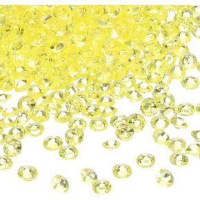 UXCELL 5000PCS جدول زفاف الجدول مبعثرات حلقة مزيفة من الأكريليك الماس أكريليك أحجار الحجارة الحشوة الحشوات للحرف اليدوية ، الحفلات ، ديكور مركزي ، حفل دش الزفاف (الذهب ، 4.5 ملم)