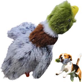 لعبة Duck Dog Toy Plush Mallard Small 8 بوصة | لعبة الكلب البطة الصغيرة | ألعاب جرو الكلب بطة ألعاب الكلب الكلب الصرير | لعبة البط الكلب لجميع أحجام السلالات الكلاب | Mallard Dog Toy Leigth | مضغات عدوانية