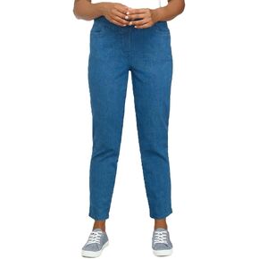Alfred Dunner Womens Super Stretch Mid-Rise Short Length Pant in Kuwait