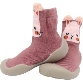 Baby Shoes Boys Girls First Walking Shoes Non Slip Soft Sole Sneakers Toddler Infant Baby Girl Sock Shoes (Blue-5, Infant, 2, Numeric, US Footwear Size System, Medium) in Kuwait