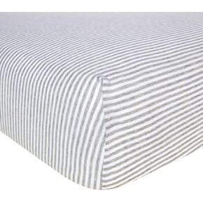 Burt's Bees Baby Essential Organic Cotton Fitted Crib Sheet, Breathable for Boy Girl Standard Crib & Toddler Mattresses in Kuwait