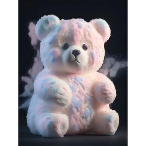 yiyue Diamond Art Painting kits للمبتدئين ، مجموعة الطلاء الرقمية الكاملة Round Round 5D للأطفال ، Panda Painting للبالغين ، الرسم DIY بأرقام لديكور الجدار المنزلي ، 12 × 16 بوصة ، رقم 14