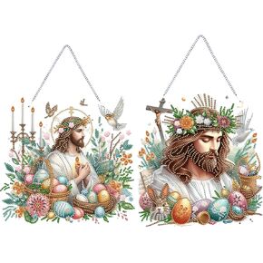 DIY Diamond Pendant Ornament St. Patrick's Clover Clover Angel Special Crystal Diamond Art Paint