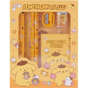 مجموعة اللوازم المدرسية Juju Pompompurin - Pompompurin Backpack Kawaii School Schools - Pom Pom Purin Kawaii - ملحقات Kawaii لطيفة