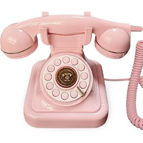Audio Guest Book Wedding Phone, Audio Phone Guestbook, Leave a Message Phone for Wedding, Bridal Shower, Baby Shower, Birthday Party, Anniversary (Sakura Pink)