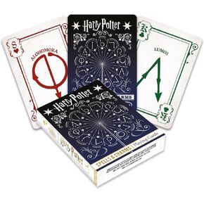 AQUARIUS Harry Potter Spells Playing Cards – Harry Potter Themed Deck of Cards for Your Favorite Card Games - Officially Licensed Harry Potter Merchandise & Collectibles