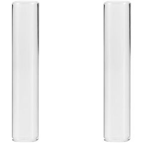Dipwand Quartz Pillars- Solid Style Quartz Pillar- 6 * 25mm Size-2 Pack Quartz Pillar Packed kit for Game, Crafts and Necklaces Making-Pure Quartz