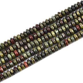 160pcs 4x2mm الدانتيل الأزرق العقيق القرص روندللي فاصل الحجر شبه الأحجار الكريمة الثمينة حبات فضفاضة لصنع المجوهرات 15 بوصة