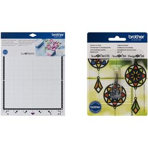 Brother ScanNCut DX Mat CADXMATSTD12, 12" x 12" Standard Tack Adhesive & ScanNCut Standard Cut Blade CABLDP1, Replacement Accessory, Create Cardstock, Craft Foam, Vinyl, Fabric and Paper Projects