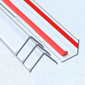 Clear Self-Adhesive Wall Corner Guards Walls Edge Protector & Corner Protectors for Wall, Furniture Corner, Door Easy to Install for Baby (10 Pcs, 1.2in x 39.5in)