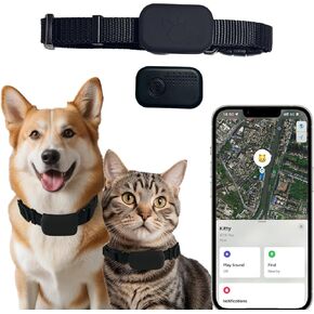 تعقب الكلاب Cat Tracker ، متعقب ماء لـ Pet Only iOS ، طوق تتبع مواقع الأجهزة المضادة للحيوانات الأليفة ، يعمل في جميع أنحاء العالم مع أي طوق ، ولا توجد رسوم أخرى ، ابحث عن تعقب بلدي (أسود)