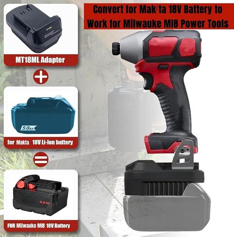 for Milwaukee to for Makita Battery Adapter in Saudi Arabia